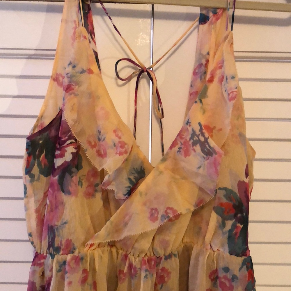 Anthropologie floral dress